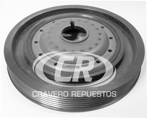 Polea Cigueñal Renault Logan Clio I  II Kangoo I 1.5 DCI 6PK
