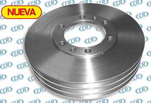 Polea Cigueñal Scania 113 3 Canales