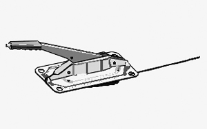 Palanca Freno Mano Volkswagen Gacel / Gol Modelo Viejo