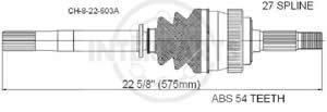 Semieje Garma Chrysler Grand Cherokee 85/98 Izq 575 mm 27/27