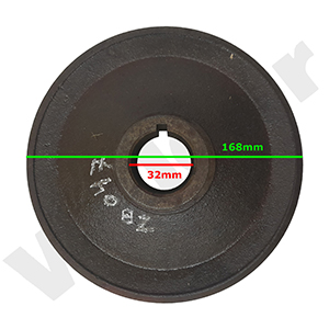 Polea cigueñal Rastrojero Grande 65/66